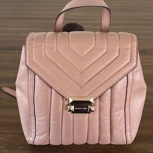 Pink Michael Kors backpack